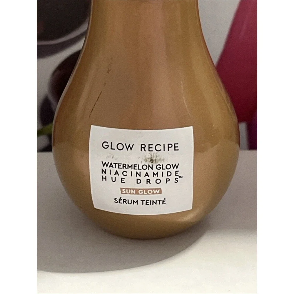 Glow Recipe Watermelon Niacinamide Hue Drops SUN GLOW Tinted Serum No Box